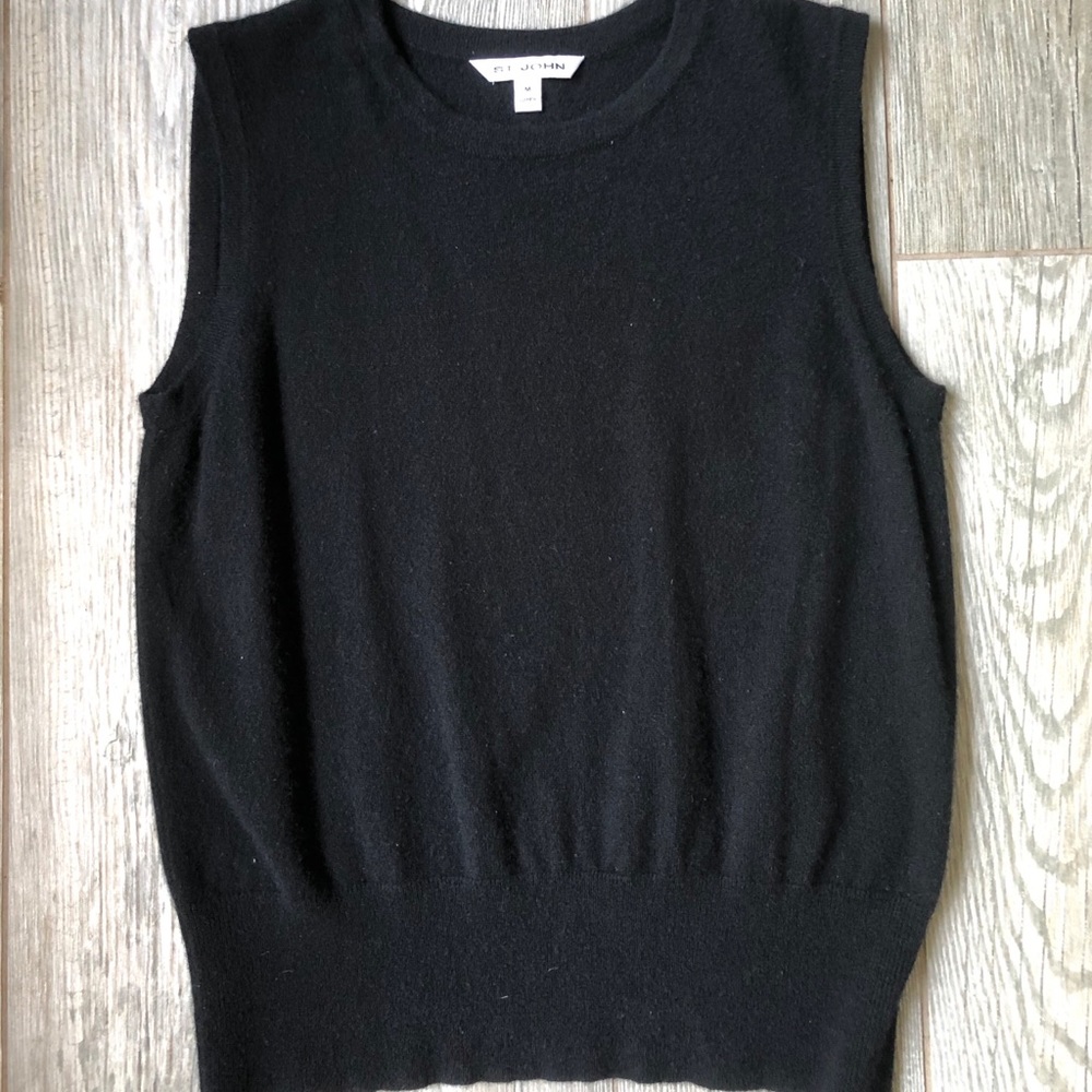 St. John cashmere top